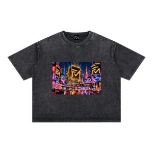 Mineral Wash Boxy Cotton T-Shirt