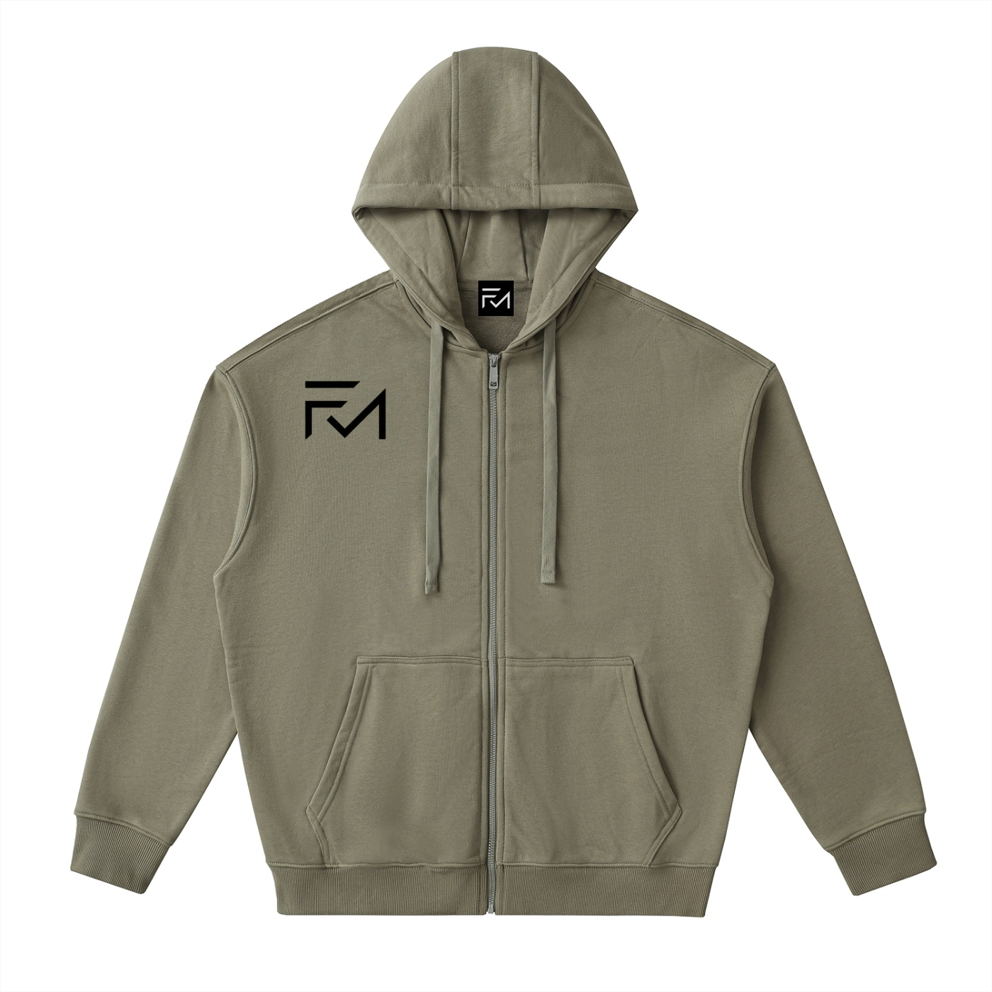 Drop-Shoulder Zip Up Hoodie - Image 7